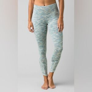 Prana Leggings pillar Cathedral Stripes Multi-Color High Rise Size Small